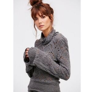 Free People Shoot From The Heart Pullover Sweater